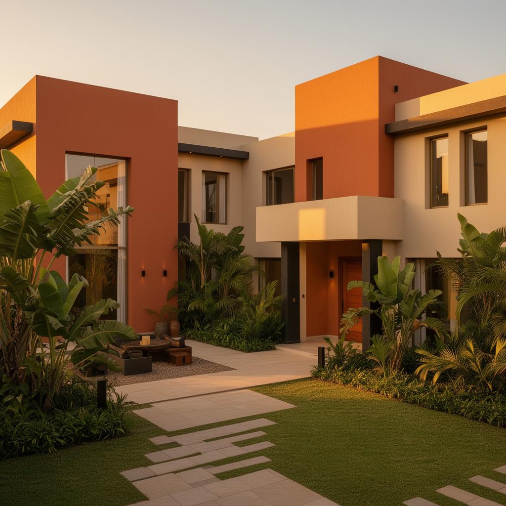 KamiliHomes property at golden hour